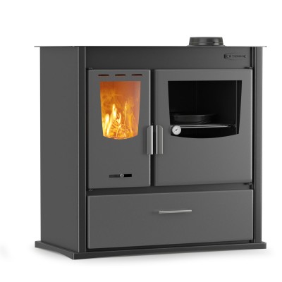 Ξυλόσομπα με φούρνο Velmora Fire ATS ΜΑSΙΝΑ PLUS 900, 12.15kW - Μασίνες Ξύλου