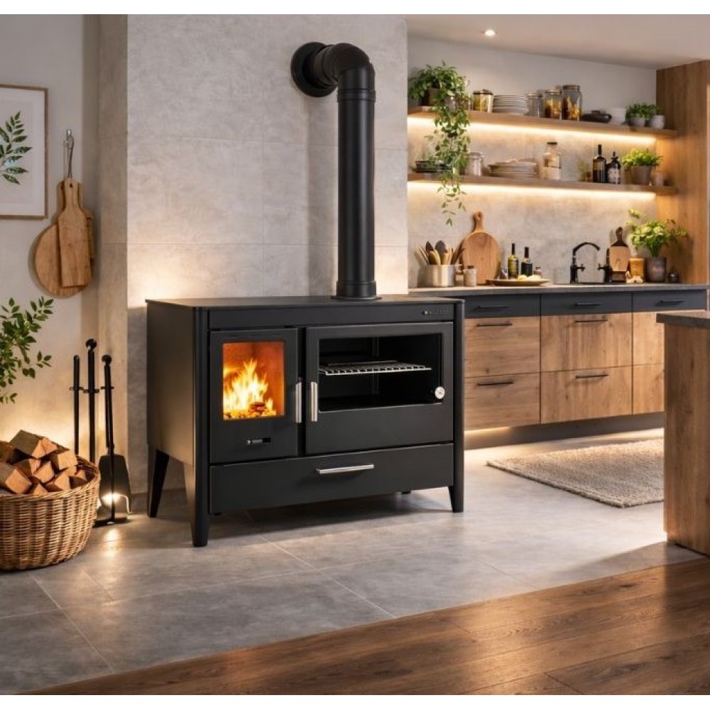 Ξυλόσομπα με φούρνο Velmora Fire ATS ΜΑSΙΝΑ PLUS 500, 11.2kW | Ξυλόσομπες με φούρνο | Ξυλόσομπες |