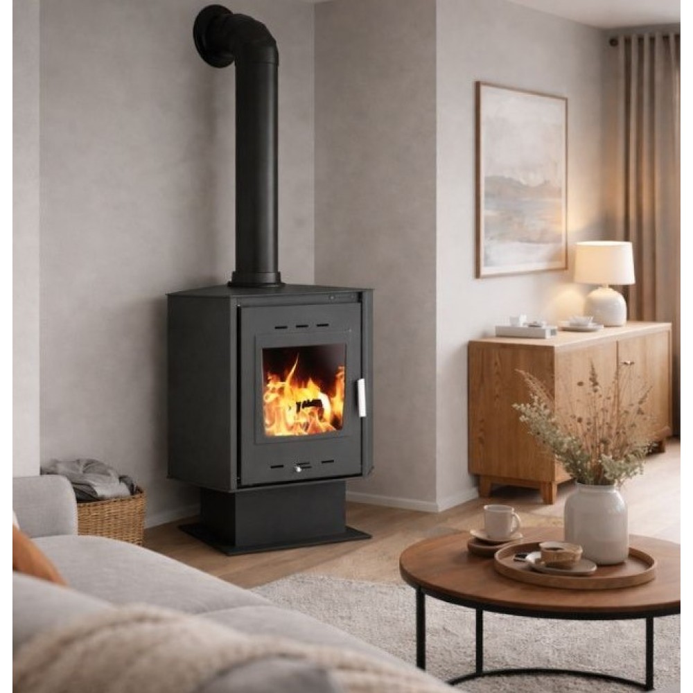 Ξυλόσομπα Velmora Fire ATS 100 CORNER, 14.11kW | Σόμπες ξύλου | Ξυλόσομπες |