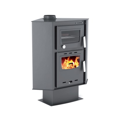 Ξυλόσομπα με φούρνο Velmora Fire ATS 90-30 CORNER, 18.25kW - Μασίνες Ξύλου