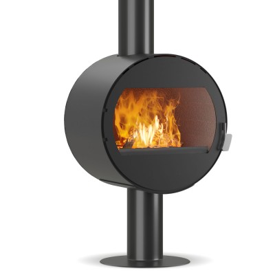 Ξυλόσομπα Velmora Fire ATS ROUND WALL, 10.2kW - Ξυλόσομπες