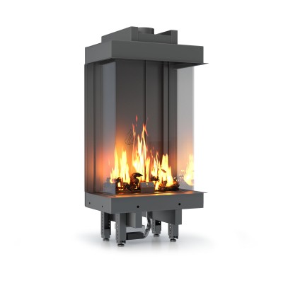 Τζάκι αερίου Balkan Energy GAS STANDING CORNER, 3.9kW - 6.0kW - Τζάκια αερίου