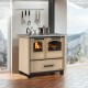 Ιταλική ξυλόσομπα κουζίνα La Nordica Family 4.5 Καφέ, 7.5kW | Ξυλόσομπες με φούρνο | Ξυλόσομπες |