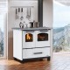 Ιταλική ξυλόσομπα κουζίνα La Nordica Family 4.5 λευκή, 7.5kW | Ξυλόσομπες με φούρνο | Ξυλόσομπες |
