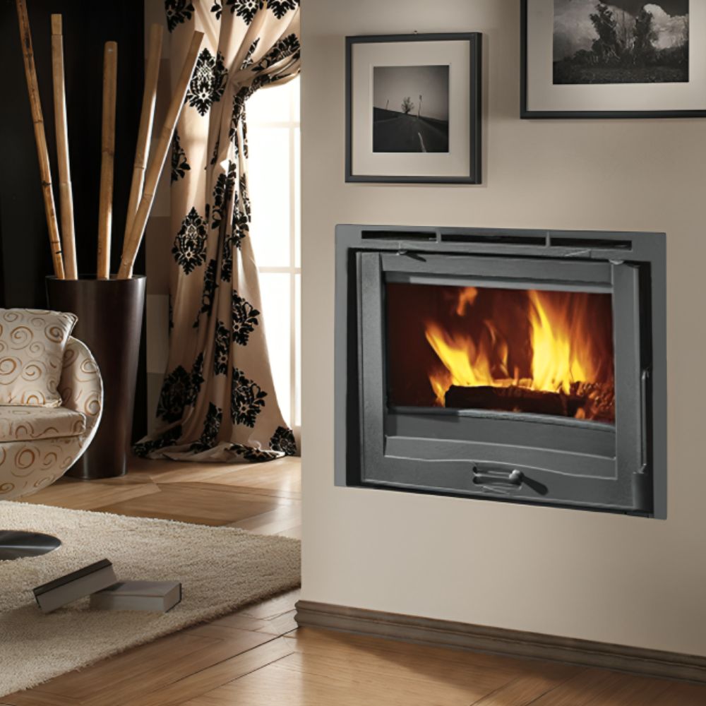 Ιταλικό μαντεμένιο τζάκι ξύλου La Nordica Inserto 70 H49, 7.8kW | Μαντεμένια Τζάκια | Ενεργειακά Τζάκια |