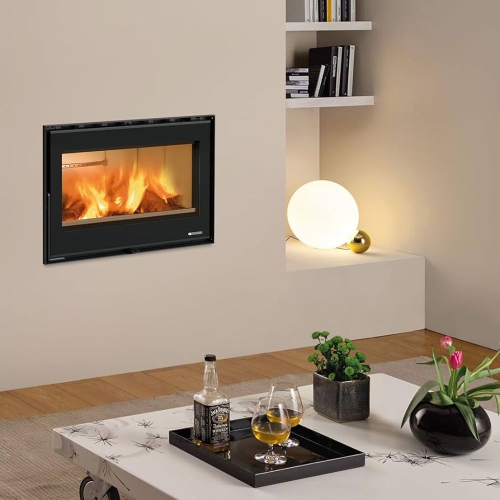 Ιταλικό μαντεμένιο τζάκι ξύλου La Nordica Inserto 70 Wide, 7.5kW | Μοντέρνα Τζάκια | Ενεργειακά Τζάκια |