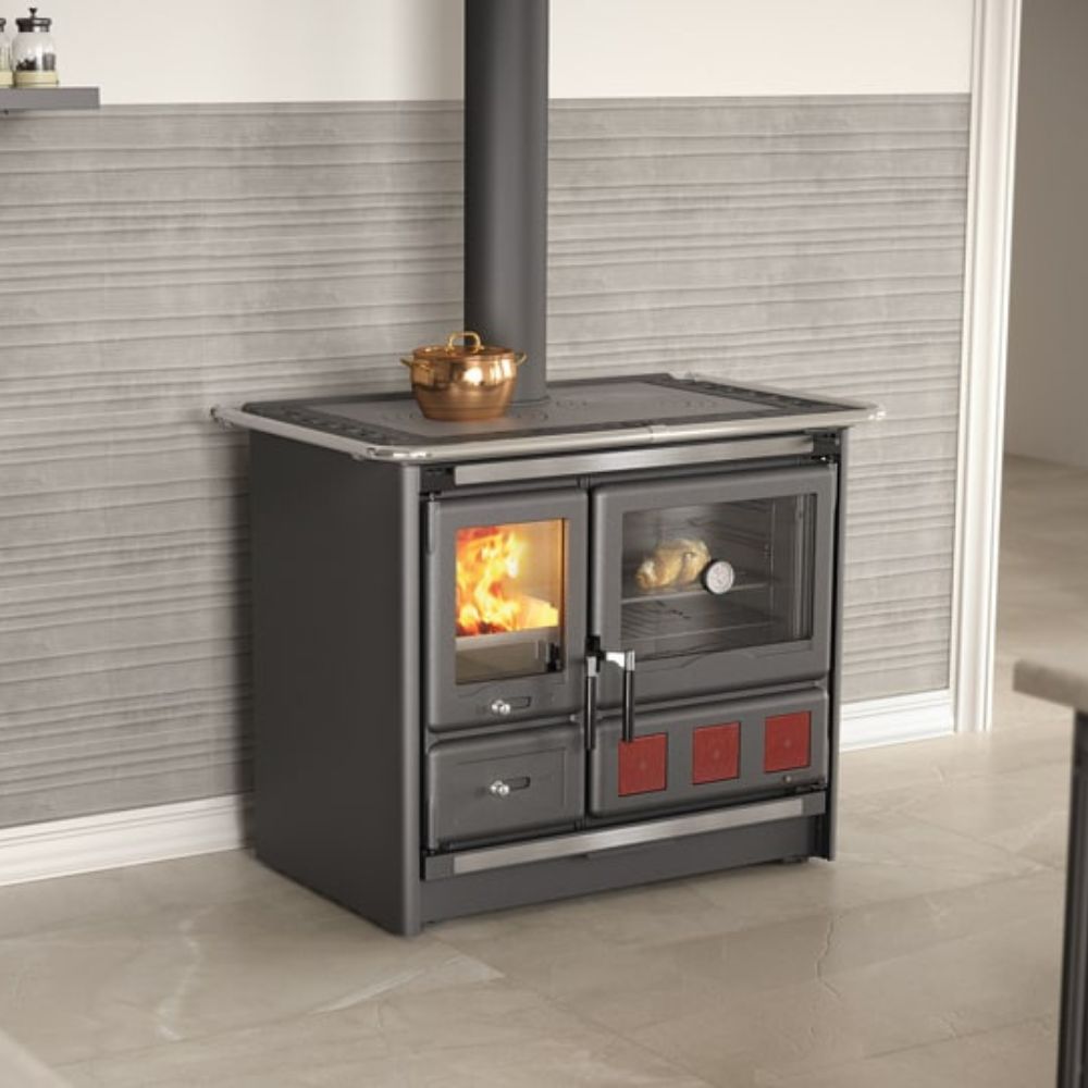 Ιταλική ξυλόσομπα κουζίνα La Nordica Rosa XXL, 10.5kW | Ξυλόσομπες με φούρνο | Ξυλόσομπες |