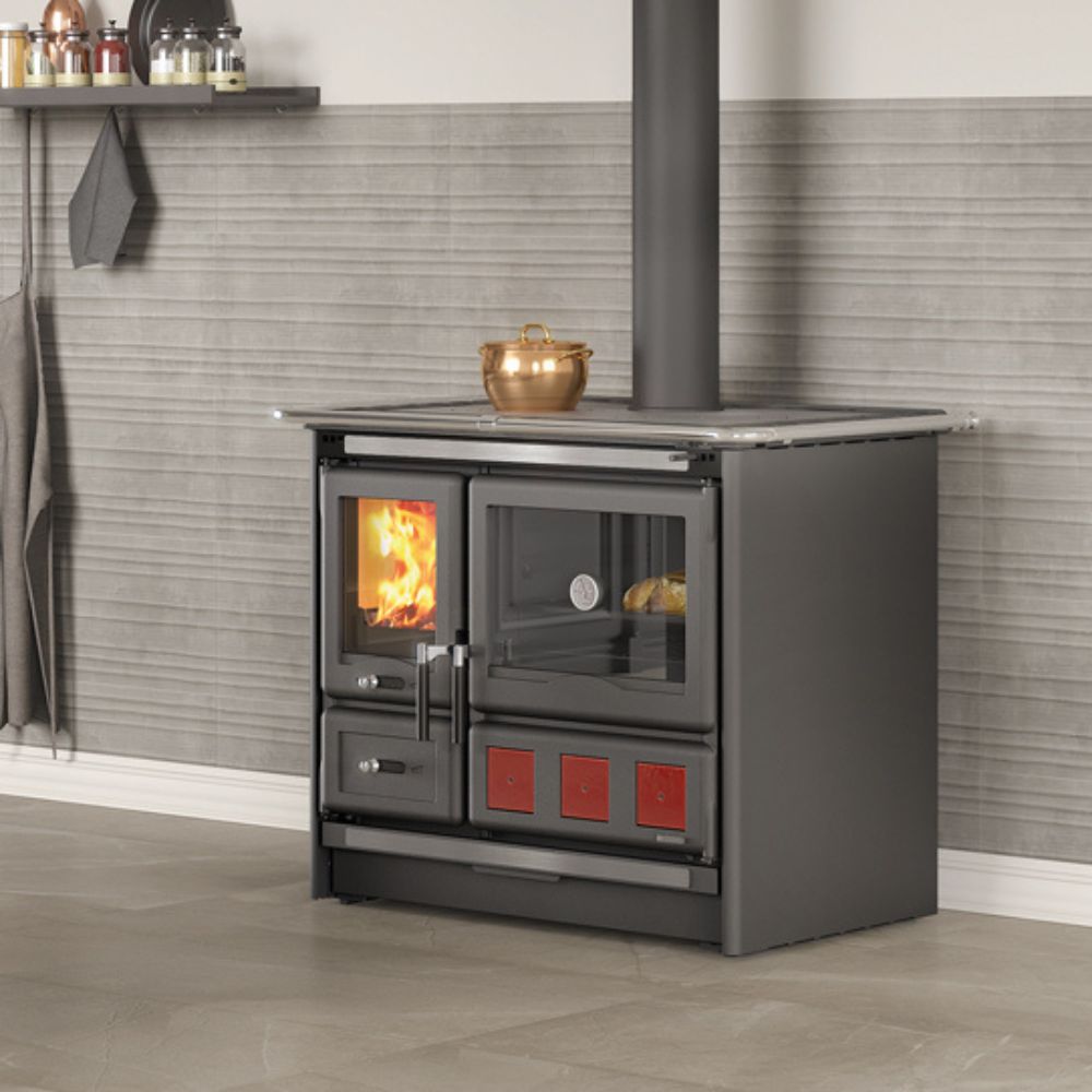 Ιταλική ξυλόσομπα κουζίνα La Nordica Rosa XXL, 10.5kW | Ξυλόσομπες με φούρνο | Ξυλόσομπες |