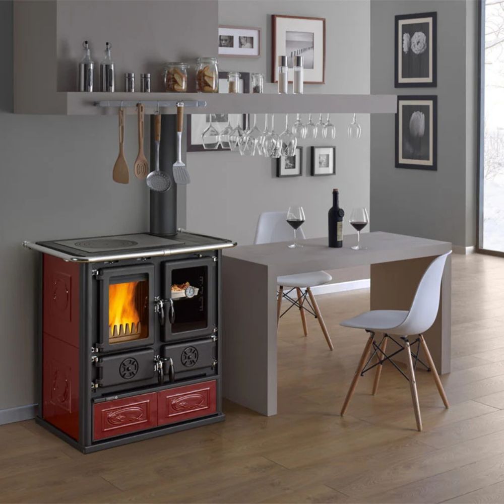 Ιταλική ξυλόσομπα κουζίνα La Nordica Rosetta 5.0, 7.9kW | Ξυλόσομπες με φούρνο | Ξυλόσομπες |