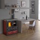 Ιταλική ξυλόσομπα κουζίνα La Nordica Rosetta 5.0, 7.9kW | Ξυλόσομπες με φούρνο | Ξυλόσομπες |