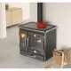 Ιταλική ξυλόσομπα κουζίνα La Nordica Suprema 4.0, 5.7kW | Ξυλόσομπες με φούρνο | Ξυλόσομπες |