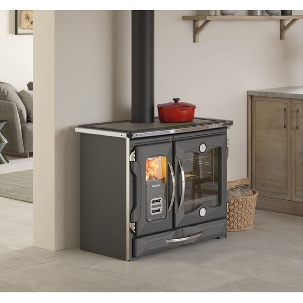 Ιταλική ξυλόσομπα κουζίνα La Nordica Suprema 4.0, 5.7kW | Ξυλόσομπες με φούρνο | Ξυλόσομπες |