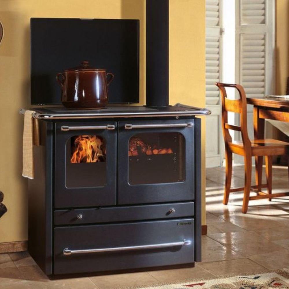 Ιταλική ξυλόσομπα με λέβητα La Nordica TermoSovrana D.S.A., 13.5kW | Ξυλόσομπες με φούρνο | Ξυλόσομπες |
