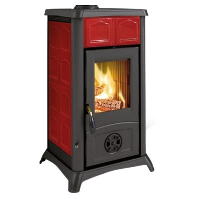Ιταλική ξυλόσομπα  La Nordica Gemma Κόκκινη, 6.5kW - Σύγκριση Προϊόντων