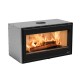 Ιταλικό μαντεμένιο τζάκι ξύλου La Nordica Inserto 100 Wide, 8.1kW | Μοντέρνα Τζάκια | Ενεργειακά Τζάκια |