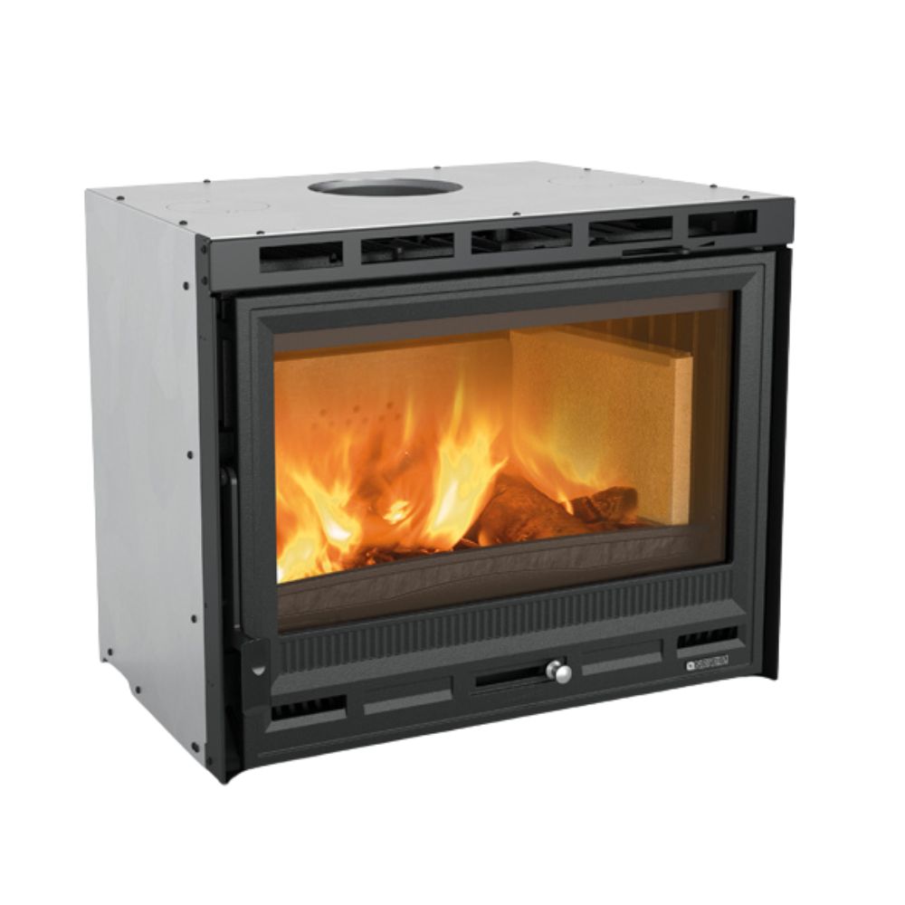 Ιταλικό μαντεμένιο τζάκι ξύλου La Nordica Inserto 70 L 4.0 ventilato, 7.8kW | Μοντέρνα Τζάκια | Ενεργειακά Τζάκια |
